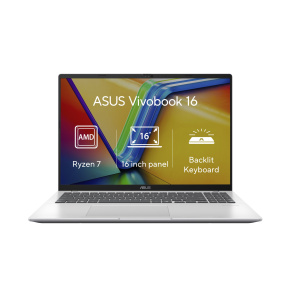 ASUS Vivobook 16/R7/16GB/1TB SSD/16"/AMD UMA/Win11Home/Silver