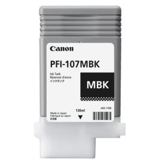 kazeta CANON PFI-107MBK matte black iPF 670/680/685/770/780/785 (130ml) (6704B001)