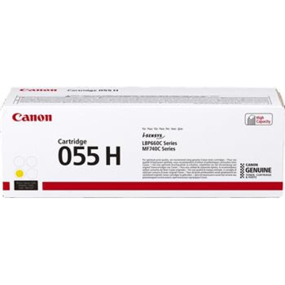 toner CANON CRG-055H yellow i-SENSYNS LBP663Cdw, MF742Cdw (5.900 str.) (3017C002)