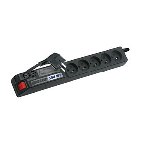 Napajeci panel ACAR A-504, 3 m, 5 pozic, s přepěťovou ochranou bez vany ACAR-A-504