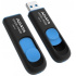 USB kľúč ADATA DashDrive™ Series UV128 64GB USB 3.0 flashdisk, výsuvný, čierny+modrý