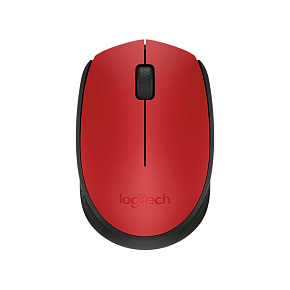 Logitech M171/Kancelárska/Optická/1 000 DPI/Bezdrôtová USB/Čierna-červená Logitech M171/Kancelárska/Optická/1 000 DPI/Bezdrôtová USB/Čierna-červená