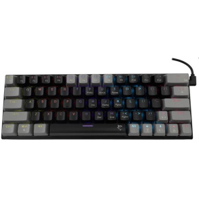 White Shark Gaming mechanical keyboard WAKIZASHI, blue switch, US, black/gray