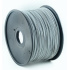 PLA plastic filament for 3D printers, 1.75 mm diameter, gray