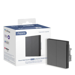 Aqara Smart Home wall switch H1 (no neutral, double rocker)