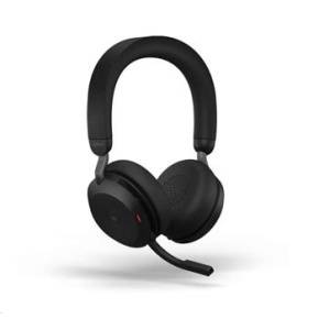 slúchadlá Jabra Evolve2 75, Link 380c MS, stereo, čierna vrátane stojana