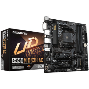 Gigabyte B550M DS3H AC , AMD B550, AM4, 4xDDR4, mATX