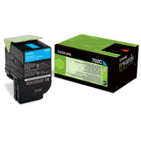 Toner Lexmark CS310/CS410/CS510 702C CYAN (1000 str.)