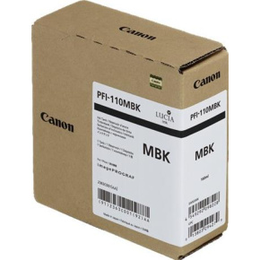 kazeta CANON PFI-110MBK matte black iPF TX-2000/2100/3000/3100/4000/4100 (160 ml)