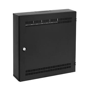 Rozvaděč SOHO LC-18 s lištami 2U, 4U a 11U, 550x550x150mm černá RAL9005