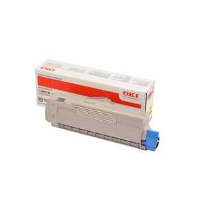 OKI 46507505, YELLOW toner for C612, 6000 pages