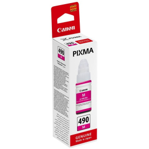 atramentová náplň CANON GI-490M magenta PIXMA G1400/G2400/G3400/G4400 (0665C001)