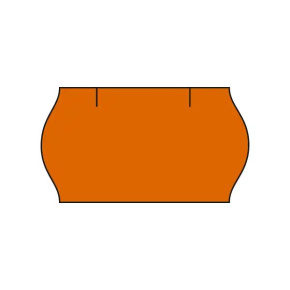 Etikety cenovkové Cont.Meto 22x12 oranžové