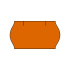 Etikety cenovkové Cont.Meto 22x12 oranžové