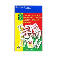 CENTROPEN Šablóny pre fúkacie fixky J + 9996