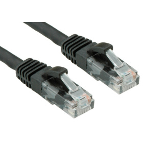 OXnet patchcable Cat5E, UTP - 1m, black