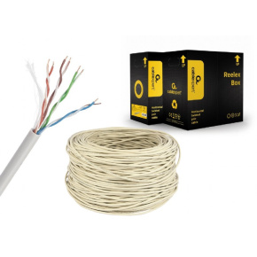 Eth cable UTP wire CCA c5e 305m CABLEXPERT UPC-5004E-SOL