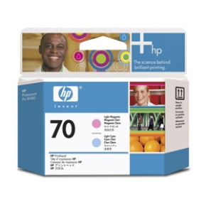 HLAVA HP C9405A No. 70, Light Cyan and Light Magenta