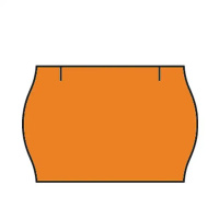 Etikety cenovkové Contact Meto 14 - 25x16 oranžové
