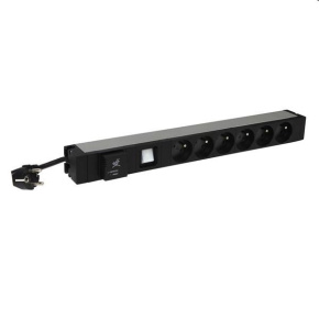 Legrand   napájecí blok PDU do racku 6x 230V s přepěť. ochranou 1U  