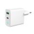 2-port 20W USB fast charger, LED, white