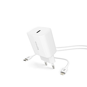 Epico UltraBoost GaN 20W sieťový adaptér EA20 - biela