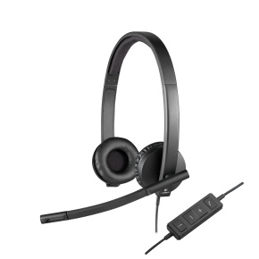 Logitech H570e USB Headset Stereo WITH LEATHERETTE