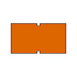 Etikety cenovkové ColaPly 22x12 oranžové