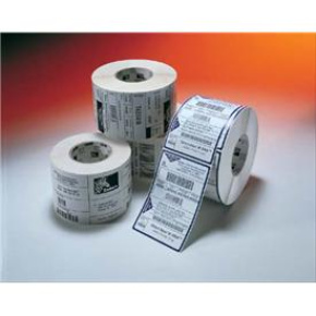 LABEL, POLYPROPYLENE, 75X35MM; THERMAL TRANSFER, POLYPRO 3000T CLEAR, PERMANENT ADHESIVE, 25MM CORE, BLACK SENSING MARK