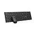 Klávesnice C-TECH WLKMC-03, bezdrátový combo set s myší, černý, USB, CZ/SK