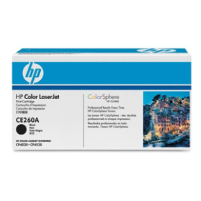 TONER HP CE260A Čierny pre LaserJet CP4525 (8500 str.)