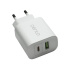 nabíjačka CENTO P212/Lite 1TipC(PD)+1USB(QC)/3A/20W biela
