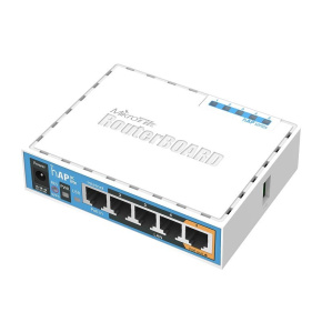 MIKROTIK RouterBOARD hAP AC lite + L4 (650MHz, 64MB RAM, 5xLAN switch, 1x 2,4+5GHz, plastic case, zdroj)