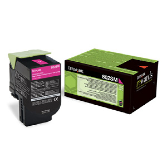 Toner Lexmark CX310/CX410/CX510 802SM MAGENTA (2000 str.) (80C2SM0/E)