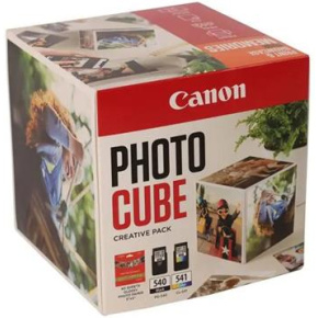 kazeta CANON PG-540 black + CL-541 color PHOTO CUBE WHITE ORANGE MG2150/3150