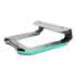 Macally stojan Laptop Riser with 4-Port USB 3.0 and RGB Lighting  - Silver Aluminium