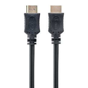 Cable CABLEXPERT HDMI-HDMI 1m, 1.4, M/M shielded, gold-plated contacts, CCS, ethernet, black