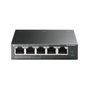 tp-link TL-SF1005LP, 5portový 10/100 Mbit/s stolní switch se 4 porty PoE