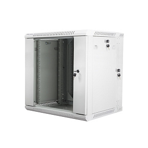 LANBERG RACKOVÁ SKRIŇA 19" DVOJDIELNA NÁSTENNÁ 12U/600X600 (FLAT PACK) ŠEDÁ