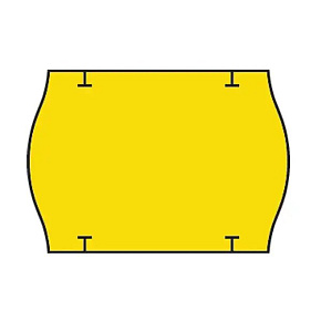 Etikety cenovkové 26x18 žlté Etikety cenovkové 26x18 žlté