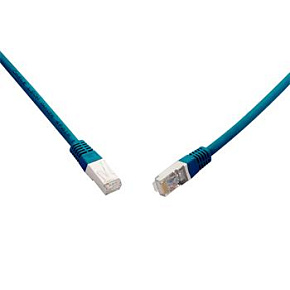 10G patch kabel CAT6A SFTP LSOH 3m modrý non-snag-proof C6A-315BU-3MB