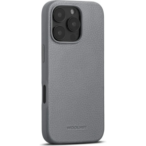 Woolnut Leather Case for iPhone 16 Pro - Grey