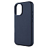 FIXED MagLeather kožený kryt iPhone 16, modrý