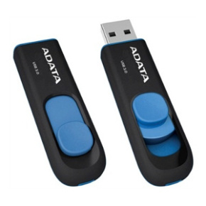 USB kľúč Adata USB Memory DashDrive UV128 32GB USB 3.0 Black+Blue