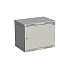 Rozvaděč nástěnný SENSA 9U 400mm, dveře plech, RAL 7035, SENSA-9U-64-21-G