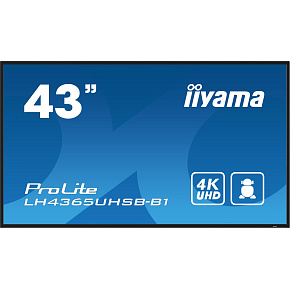 43" iiyama LH4365UHSB-B1: IPS, 4K UHD, Android, 24/7 43" iiyama LH4365UHSB-B1: IPS, 4K UHD, Android, 24/7