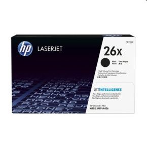 HP 26X, Black toner pre, HP LaserJet Pro M402d/n/dn/dne/dw, M426dw/fdn/fdw, 9000 strán