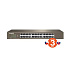 Tenda TEG1024D 24-port Gigabit Ethernet Switch, 10/100/1000 Mbps, Fanless, Rackmount