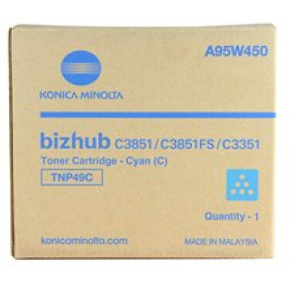 toner MINOLTA TNP49C cyan Bizhub C3351/C3851 (12000 str.)