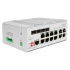 DIGITUS 8 port Gigabit Ethernet network PoE switch, industrial, L2 managed, 4 SFP uplink